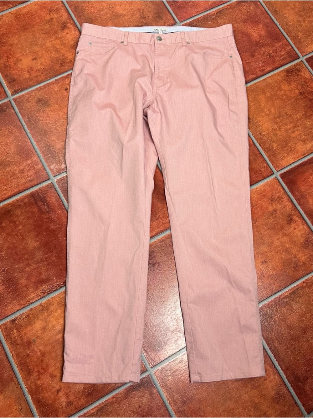 Peter Millar Light Pink Cotton Chinos